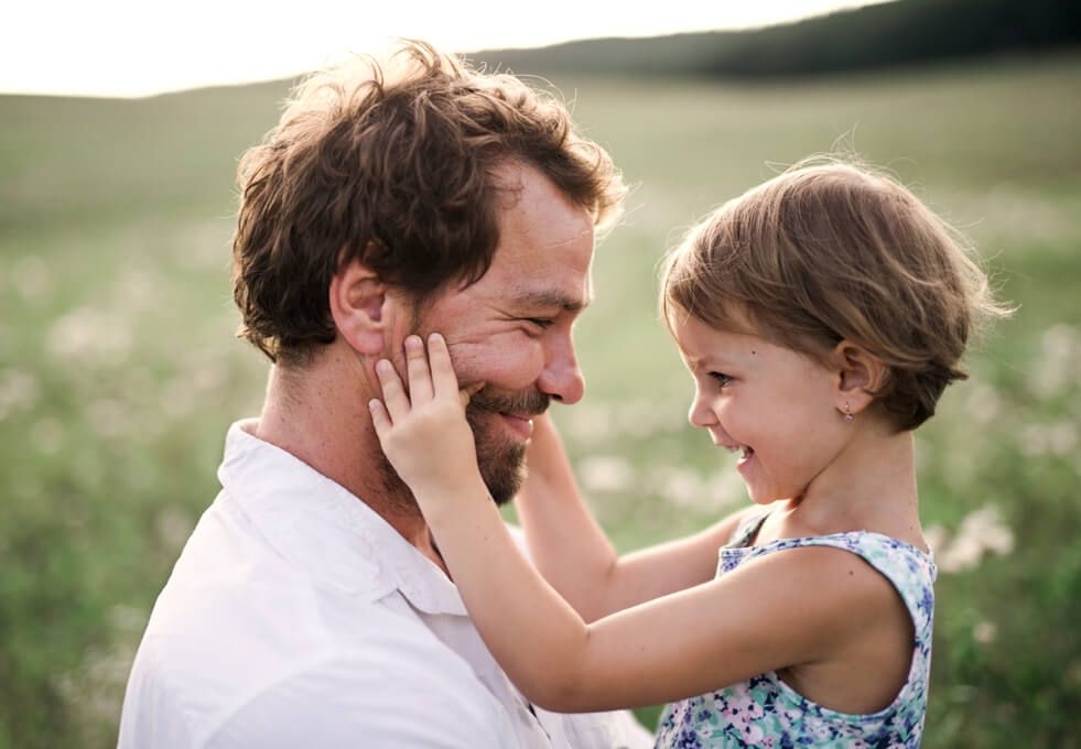 Father and daughter